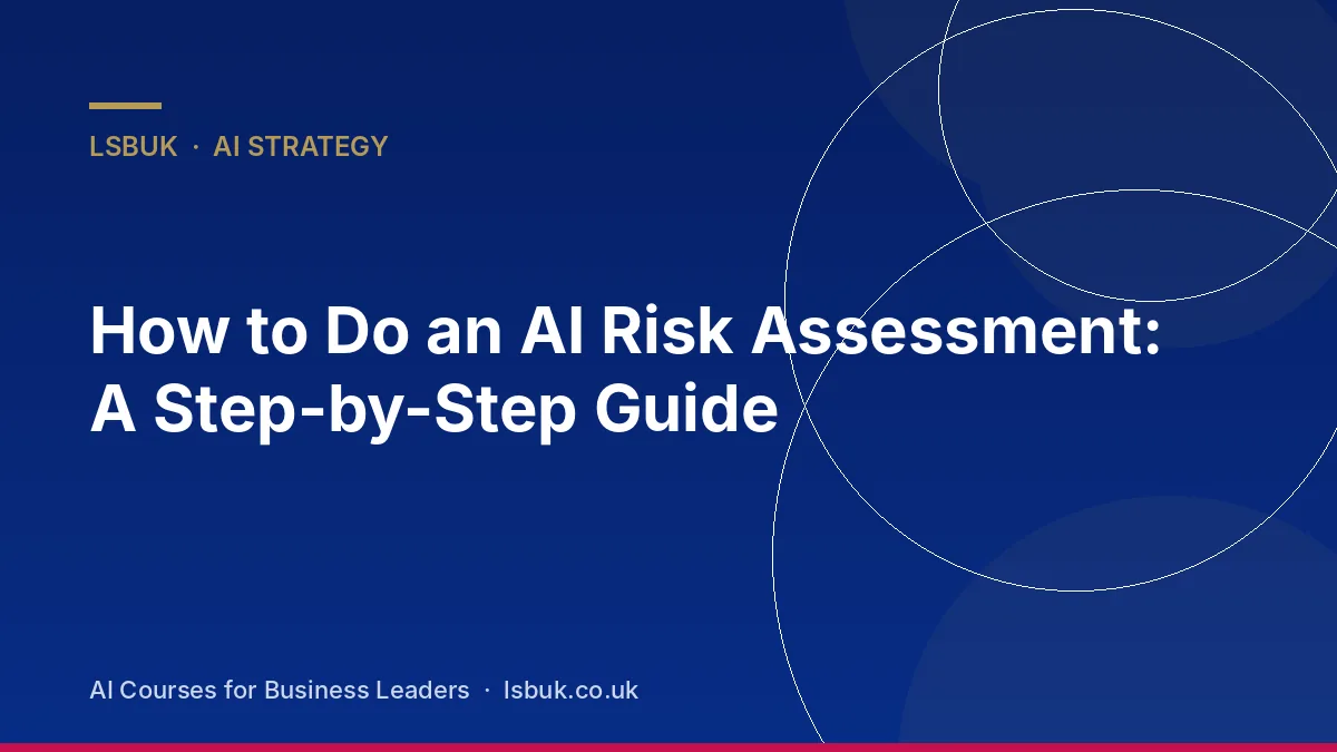 A risk register for AI use cases on a laptop screen