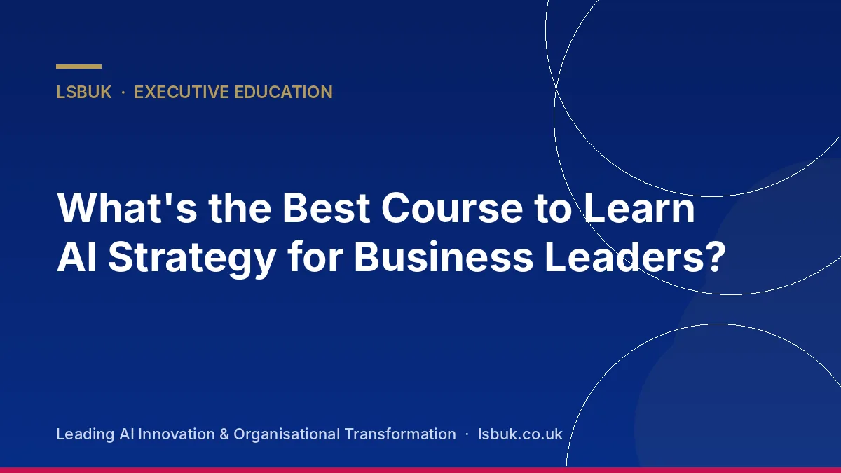 A business leader comparing AI courses on a laptop