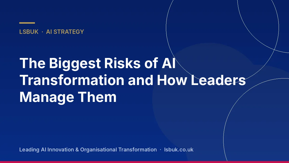 A risk register on a screen with AI-related risks highlighted
