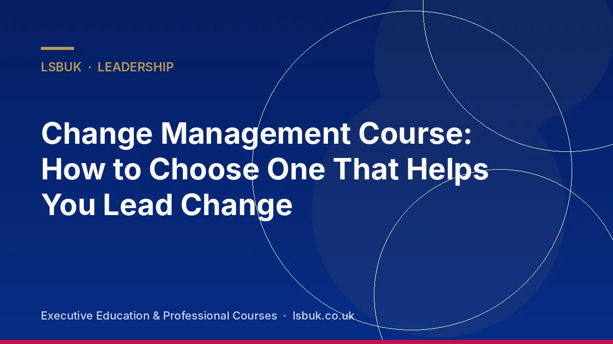 A manager leading a team through an organisational change plan