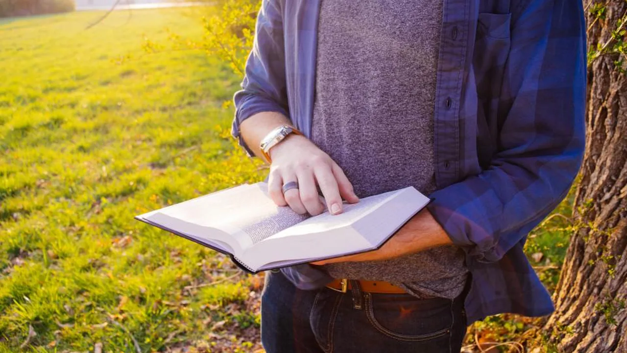 An Indian student preparing for an English language test for UK study