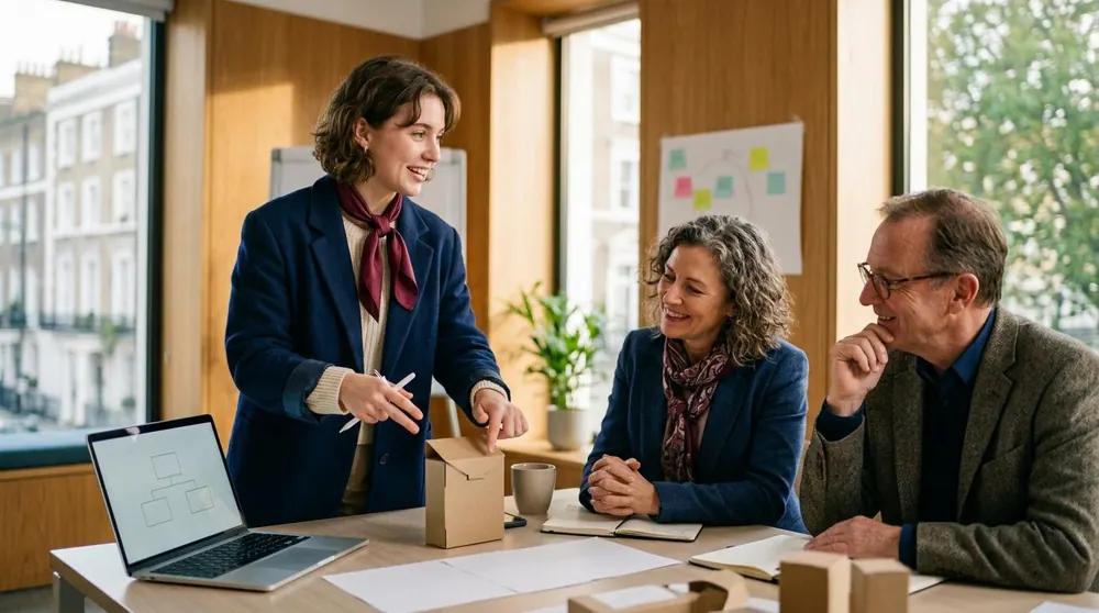 A business owner scaling operations with AI instead of new hires