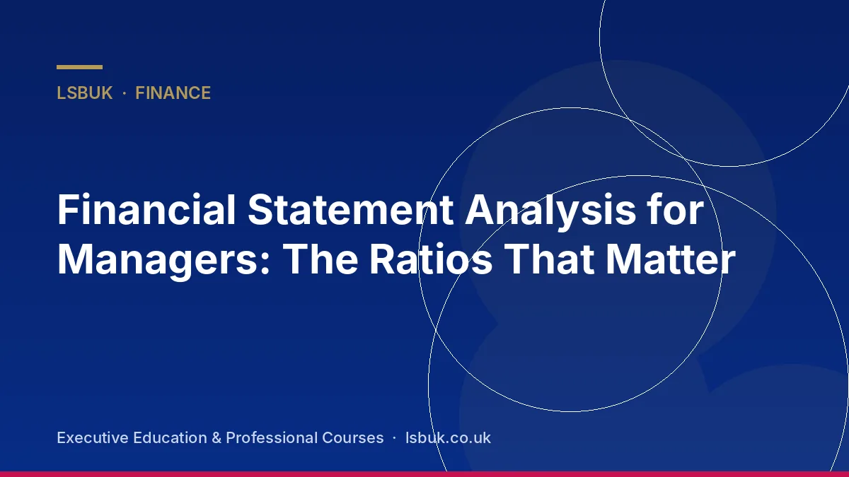 A manager analysing financial ratios on a spreadsheet
