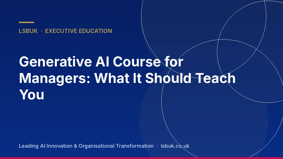 A manager learning generative AI tools in a training session