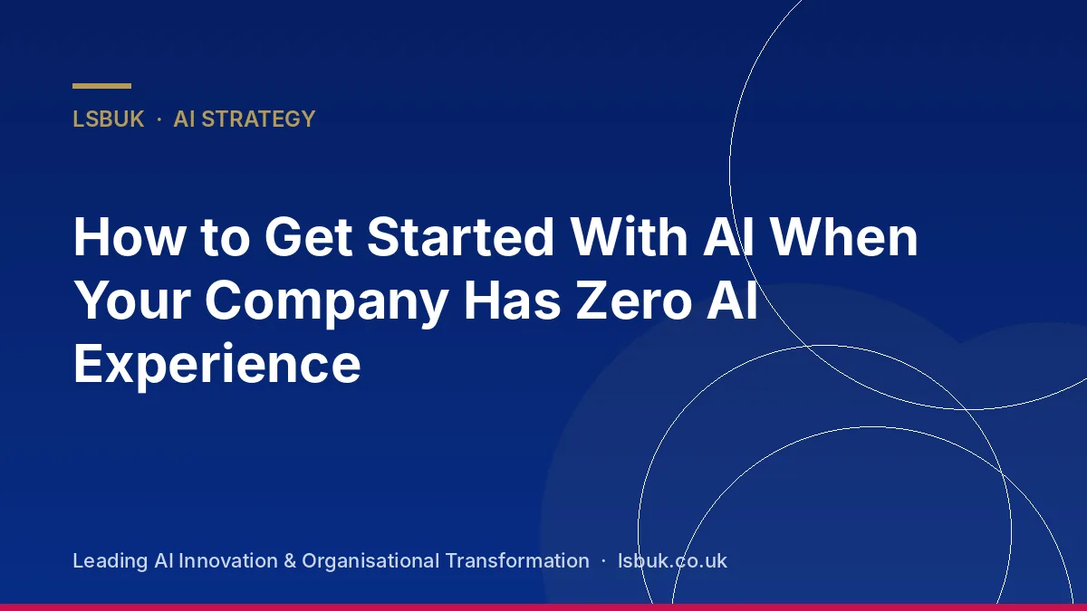 A manager taking first steps with an AI assistant at a desk