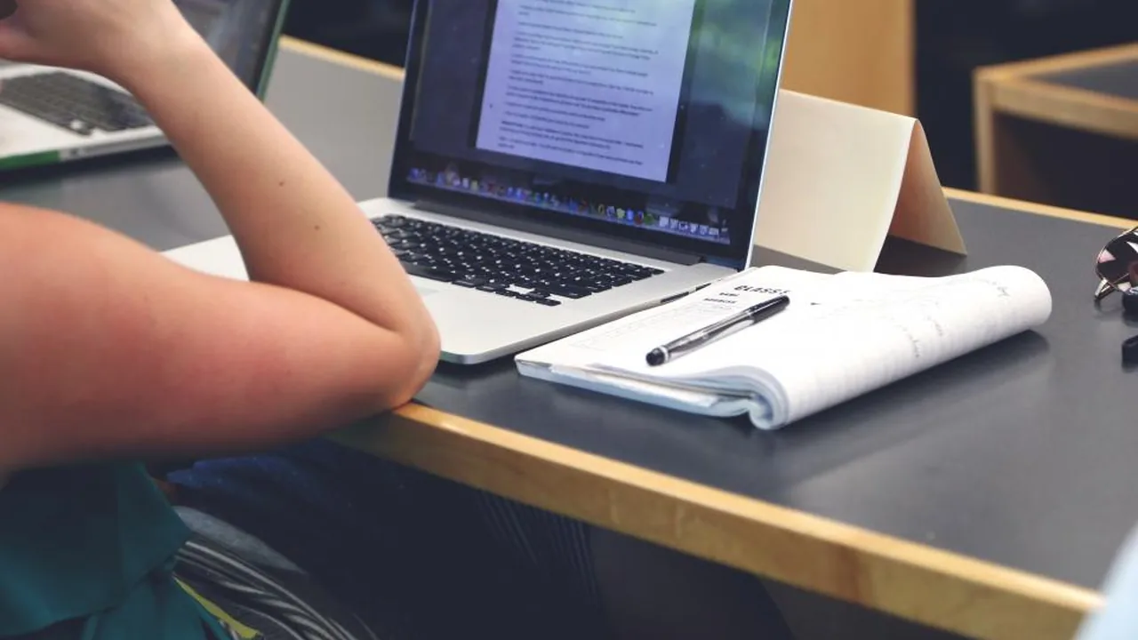 Postgraduate students working on a project