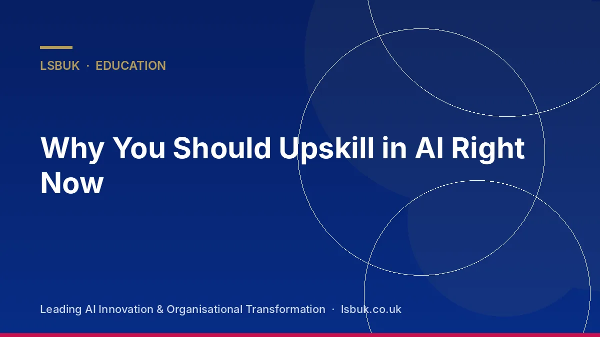 A professional studying AI skills on a laptop in the evening